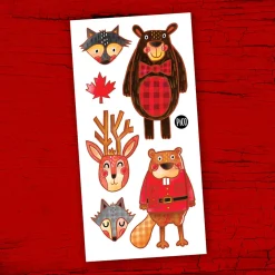 Kids Pico Tatouages Pico Tattoos - The Animals of Canada