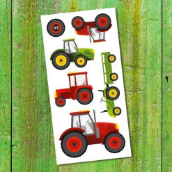Kids Pico Tatouages Temporary Tattoos|Diy & Activities>Pico Tattoos - The Tractors
