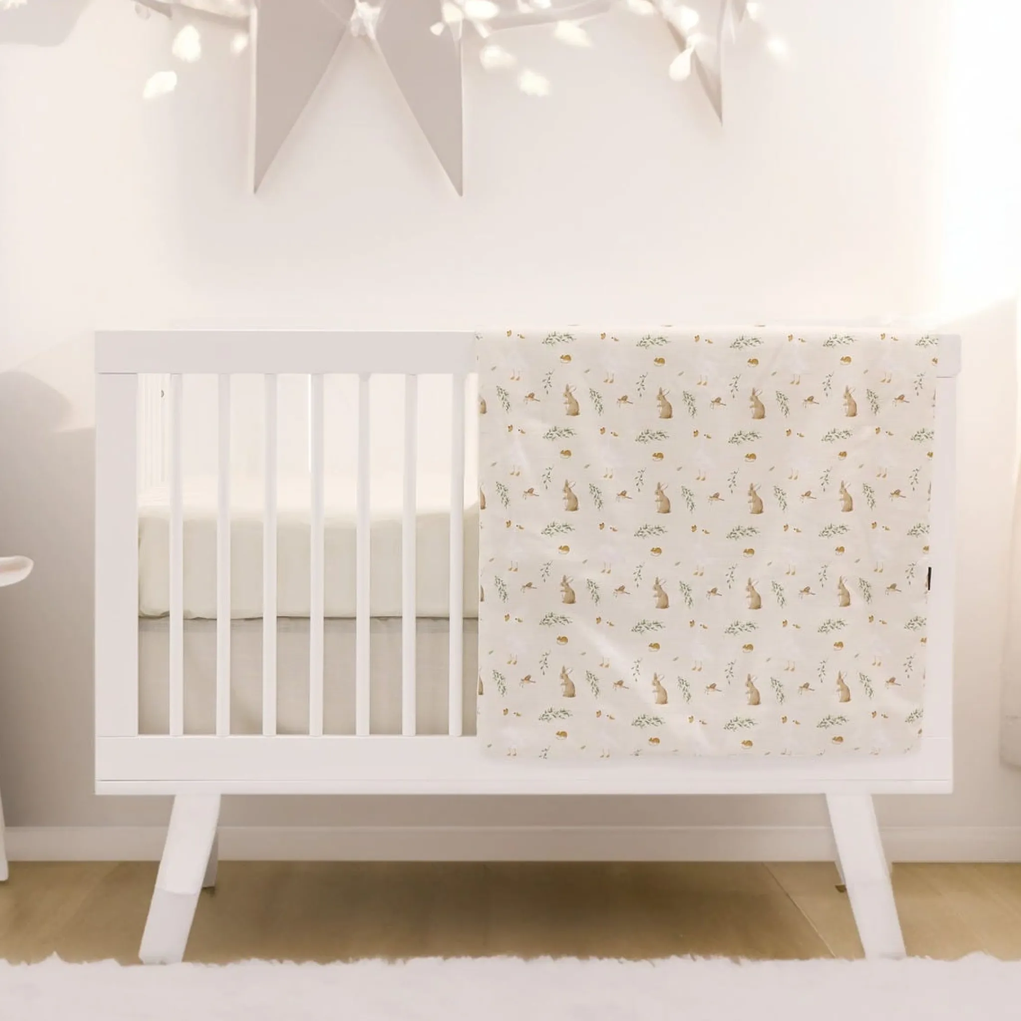 Kids Patlin 3-Piece Crib Bedding Set - Gooses and Rabbits