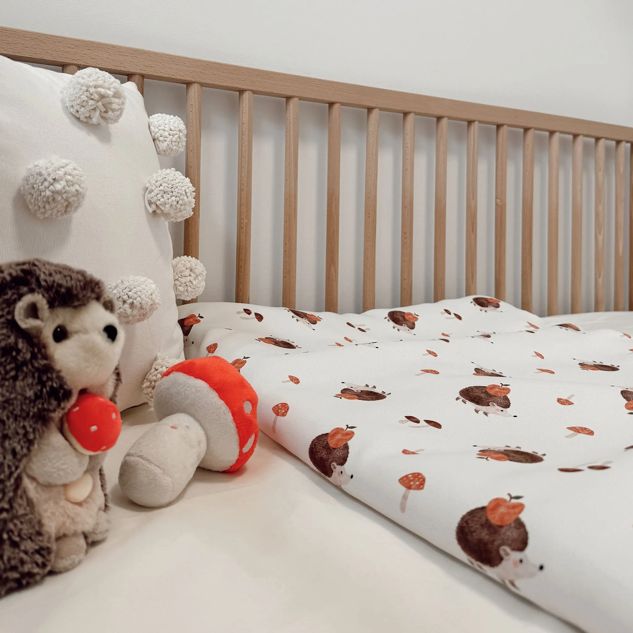 Kids Patlin 3-Piece Crib Bedding Set - Hedgehogs