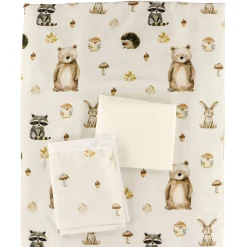 Kids Patlin 3piece Crib Bedding-dove Fores
