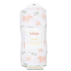 Kids Lulujo Piggies -Cotton Muslin Swaddle