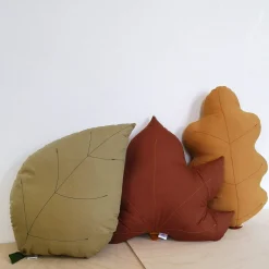 The Butter Flying Pillow Ash Leaf Olive Green