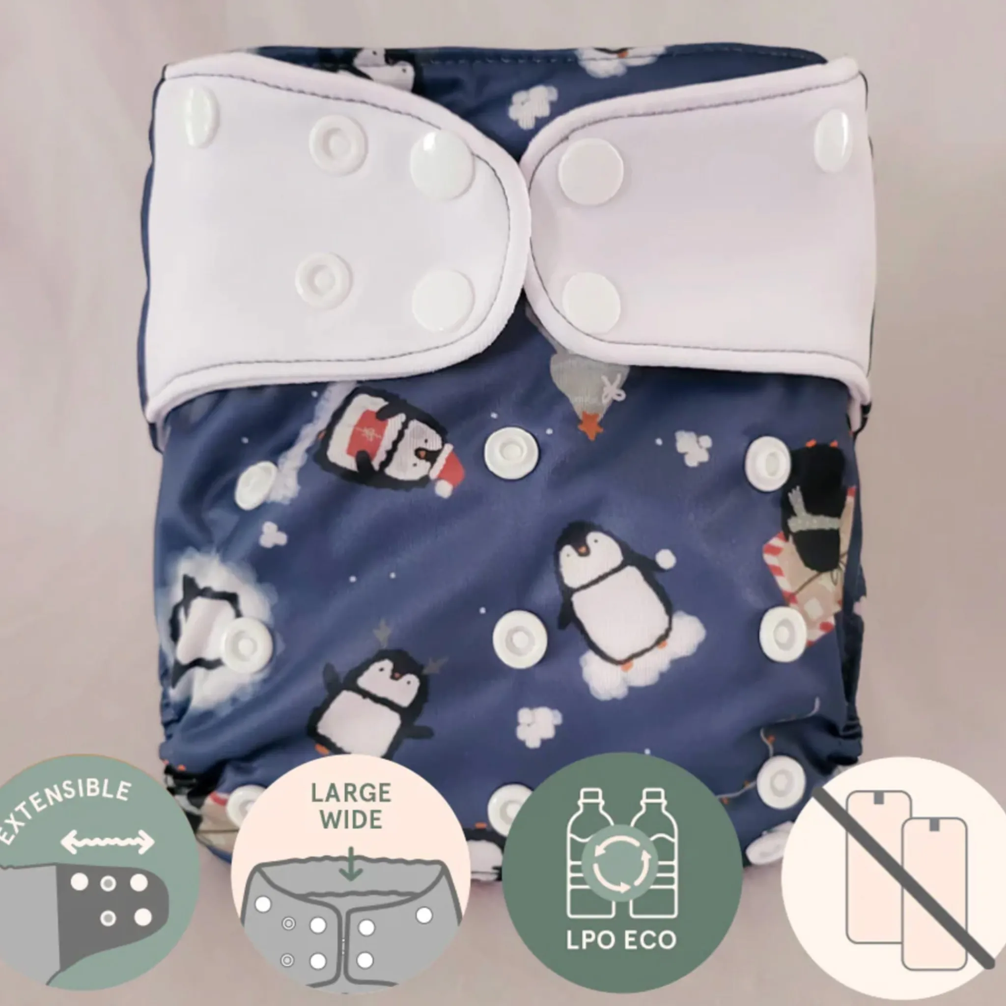 BOY La Petite Ourse Cloth Diapers|Cloth Diapers>Pingolo Cloth Diaper 8-35lb