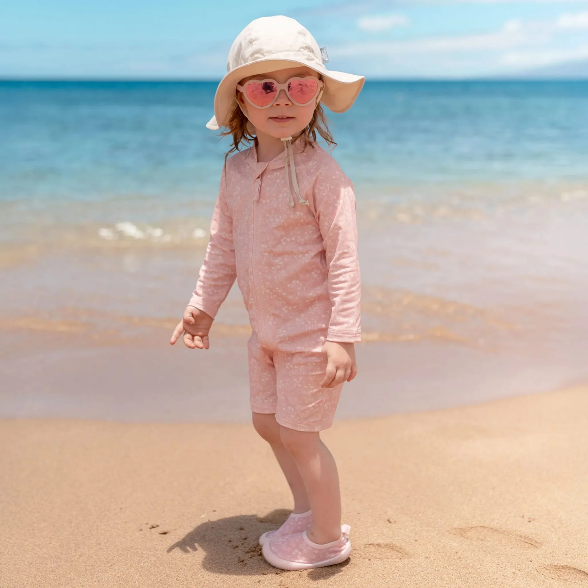 Jan n Jul Swimsuits>Daisy UV Swimsuit 6-24m