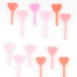 Meri Meri Pink Heart Candles