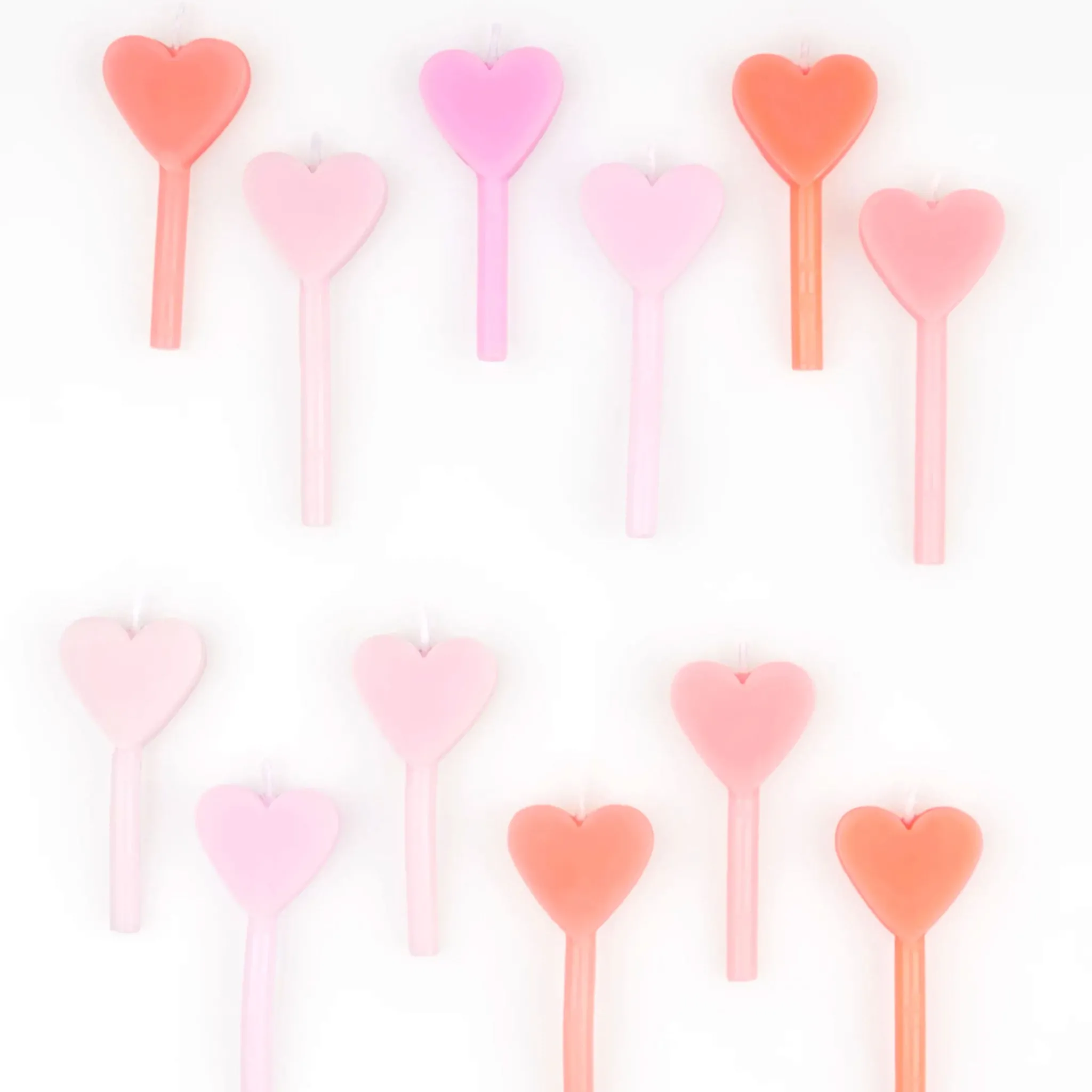 Meri Meri Pink Heart Candles