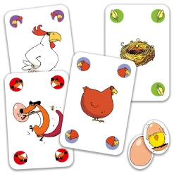 Kids Djeco Board Games>Piou Piou Game