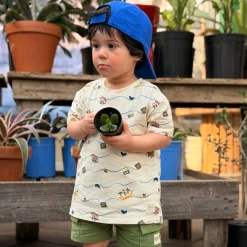 Kids/BOY Camp by Birdz Pirate T-shirt 2-8y