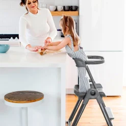 Boon Learning Towers & Step Stools>Pivot Toddler Tower - Gray