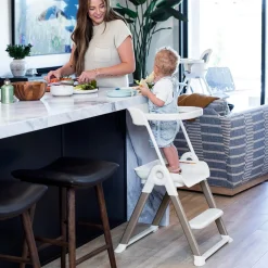 Boon Pivot Toddler Tower - White