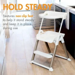 Boon Pivot Toddler Tower - White