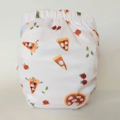 BOY La Petite Ourse Cloth Diapers|Cloth Diapers>Pizza Cloth Diaper 10-35lb