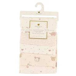 Kids Piccolo Bambino Blankets|Blankets>3pk Flannel Receiving Blankets