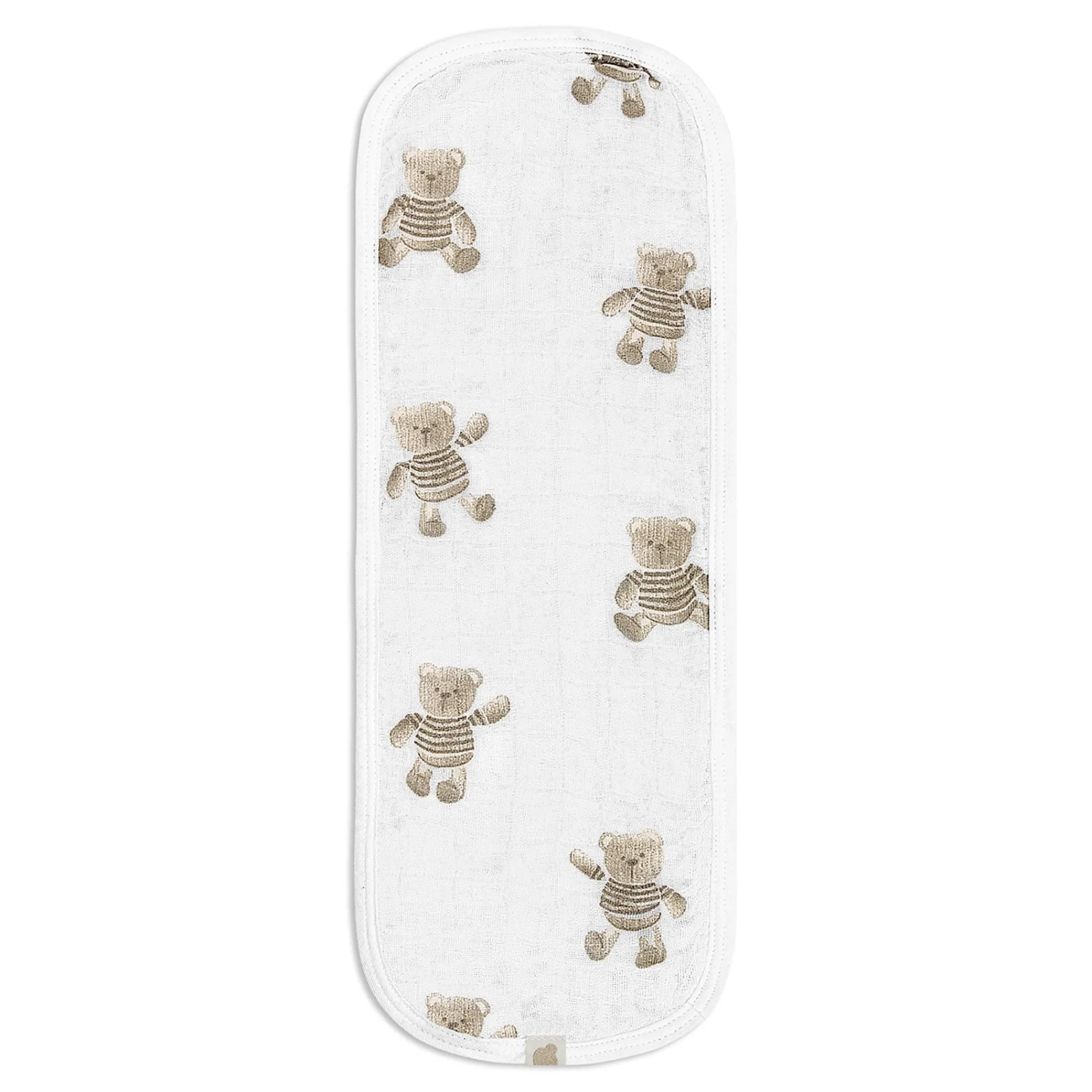 Piccolo Bambino Breastfeeding|Muslin Products>3pk Muslin Burp Cloth-bear
