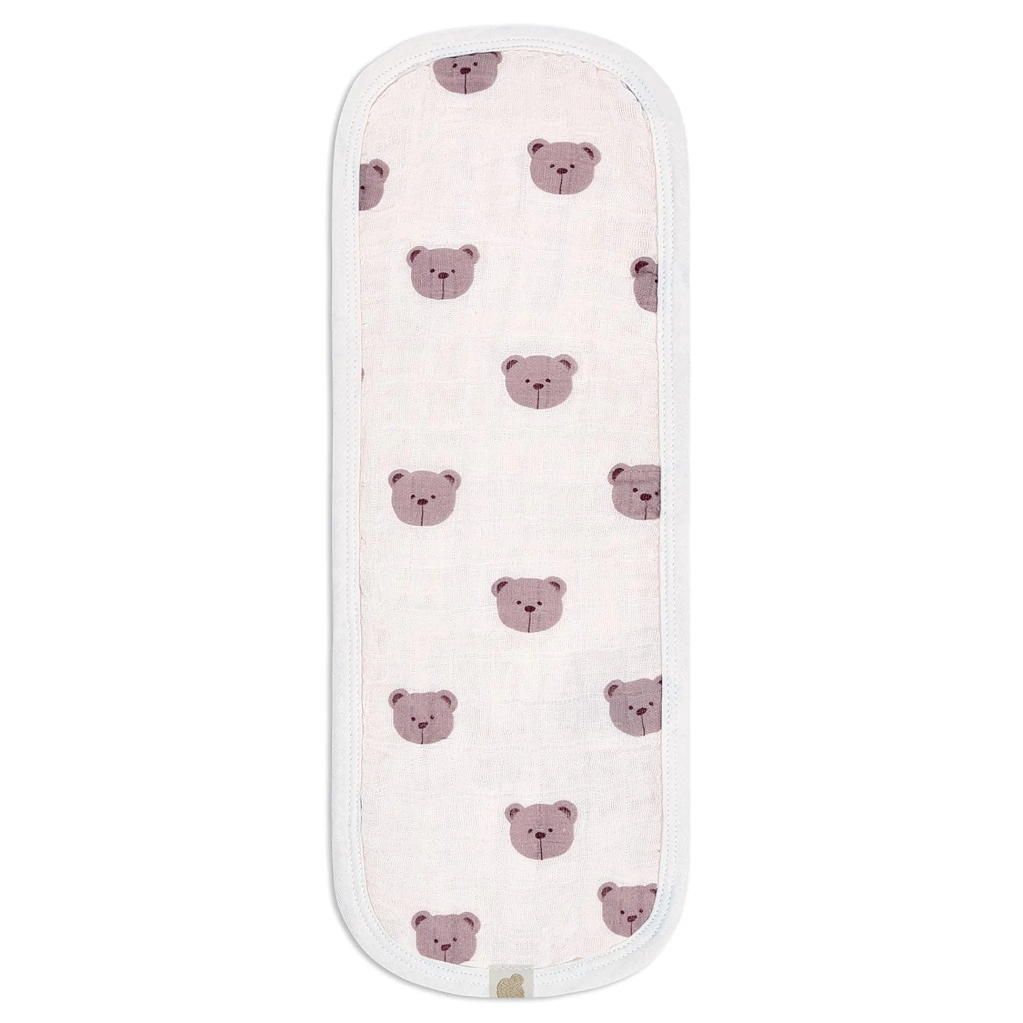 Piccolo Bambino 3pk Muslin Burp Cloth-bear