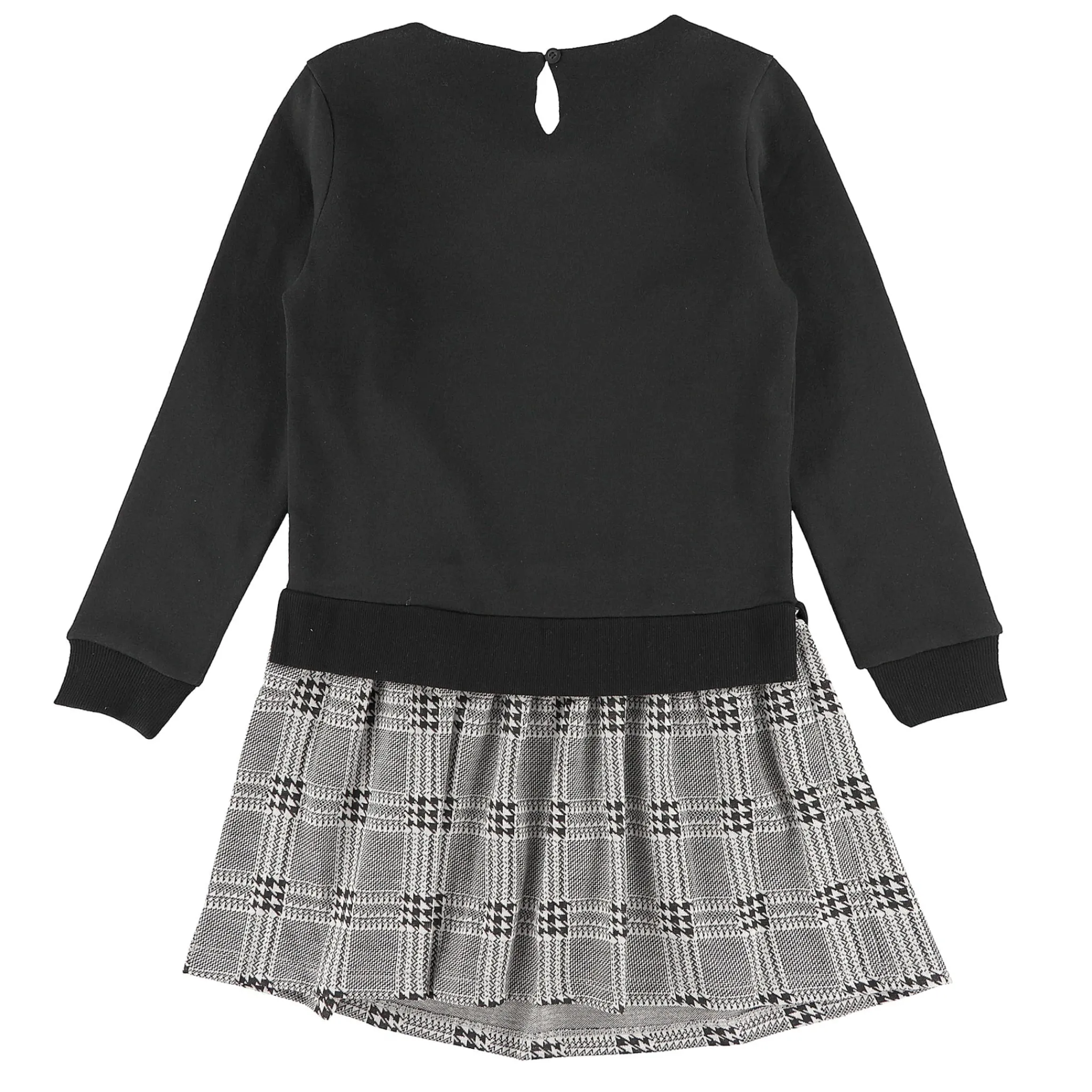 Kids Look Dresses & Rompers>Plaid Combo Romance Dress 7-14y