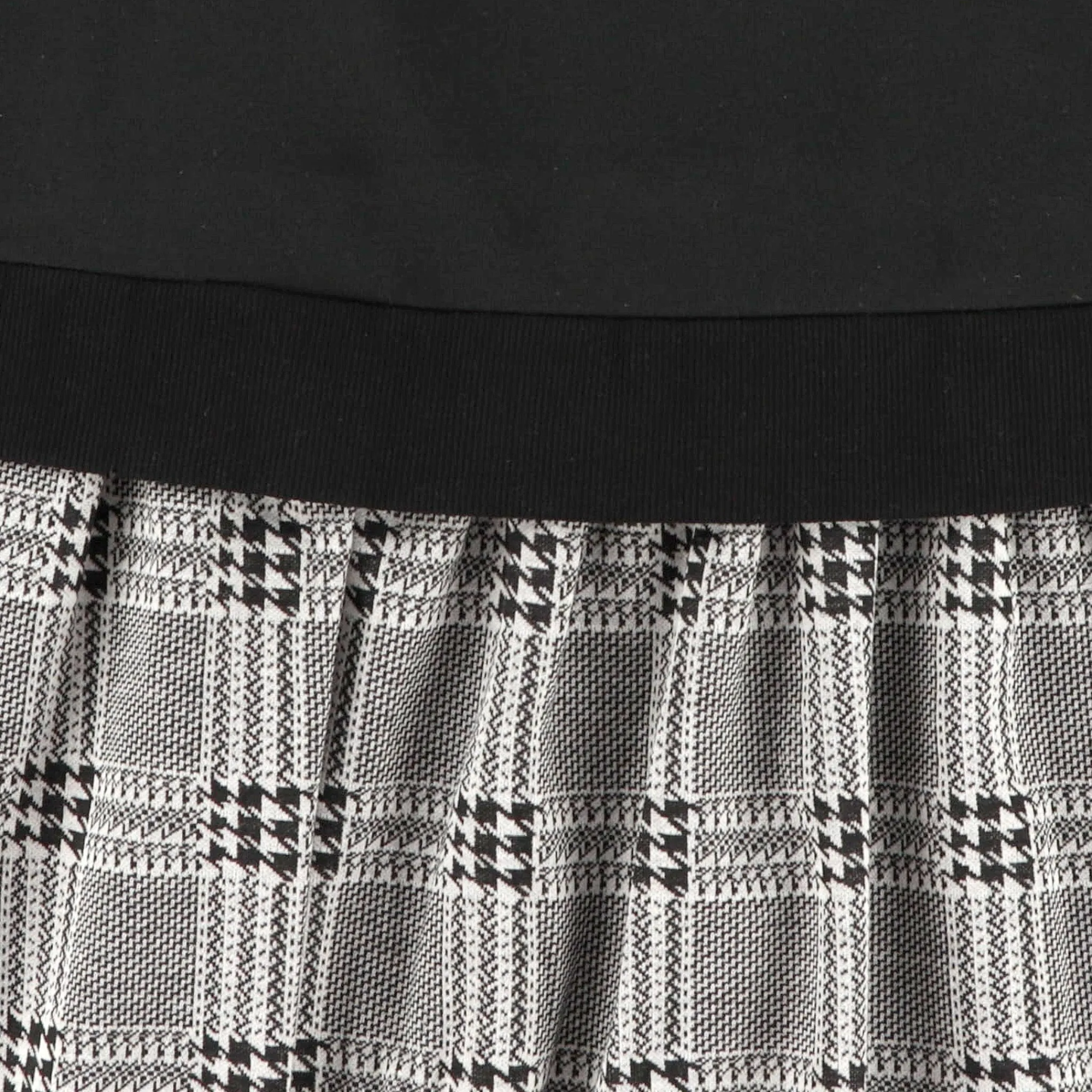 Kids Look Dresses & Rompers>Plaid Combo Romance Dress 7-14y