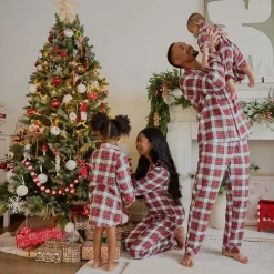 Kids Petit Lem Plaid Flannel Nightgown 2-6x