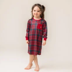 Kids Nano Plaid Nightgown 3-12