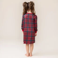 Kids Nano Plaid Nightgown 3-12