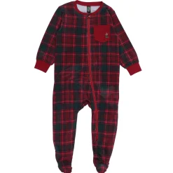 BOY Nano Plaid Pajamas 6-24m