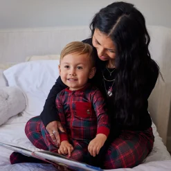 BOY Nano Plaid Pajamas 6-24m