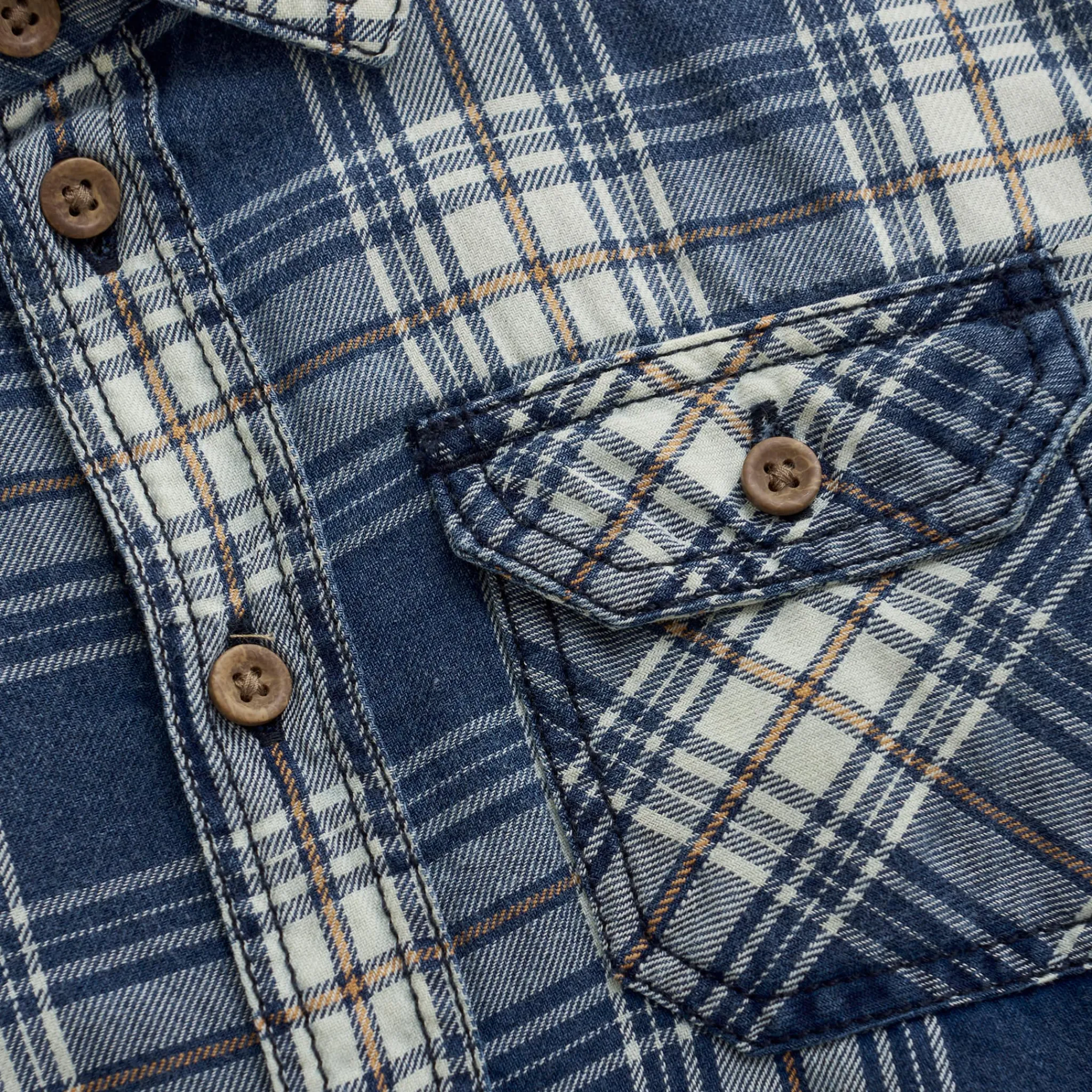 Kids/BOY Minymo Tops>Plaid Shirt 3-8