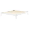 South Shore Twin, Full & Queen Beds>Platform King Bed - Vito Pure White