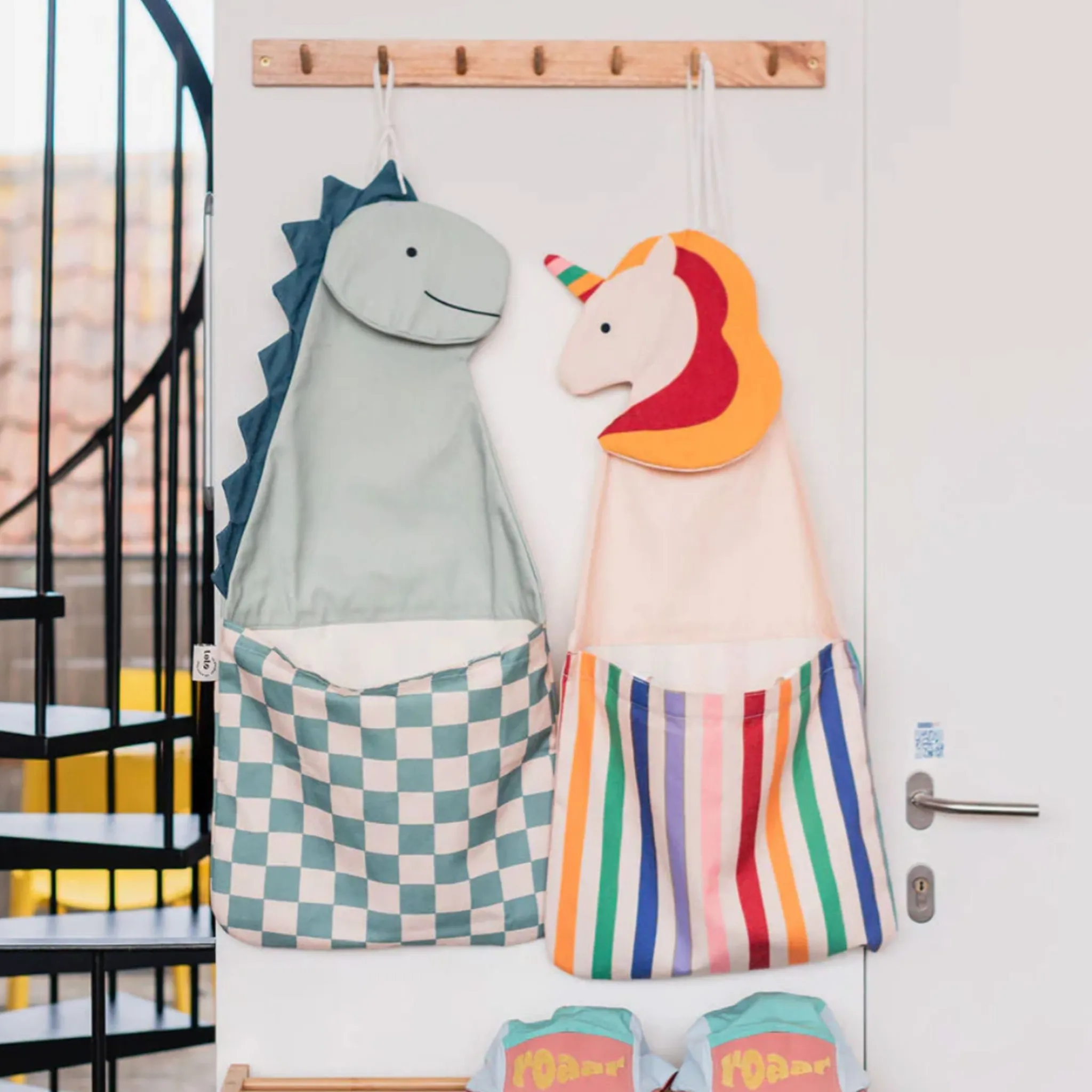 Play N Go Storage>Play&Go Toto Wall Storage & Tote Bag - Dino