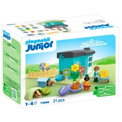 Kids Playmobil Junior Animal Home with Treat Dispenser