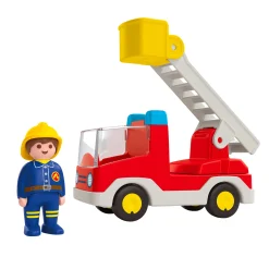 Kids Playmobil Junior Ladder Unit Fire Truck