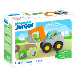 Kids Playmobil Assembly & Construction>Junior Shovel Excavator