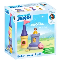 Kids Playmobil Assembly & Construction>Junior x Disney Belle's Play Tower With Sound
