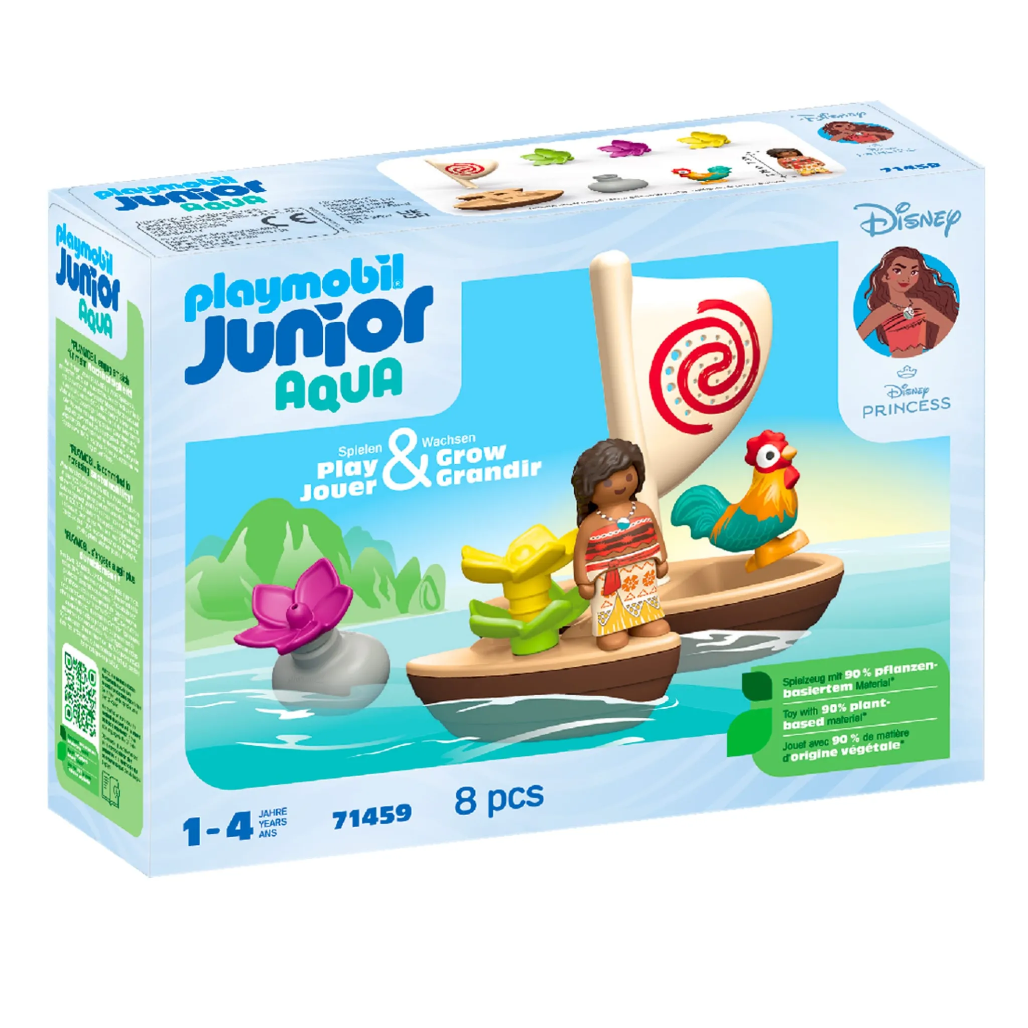 Kids Playmobil Assembly & Construction>Junior x Disney Moana's Sail