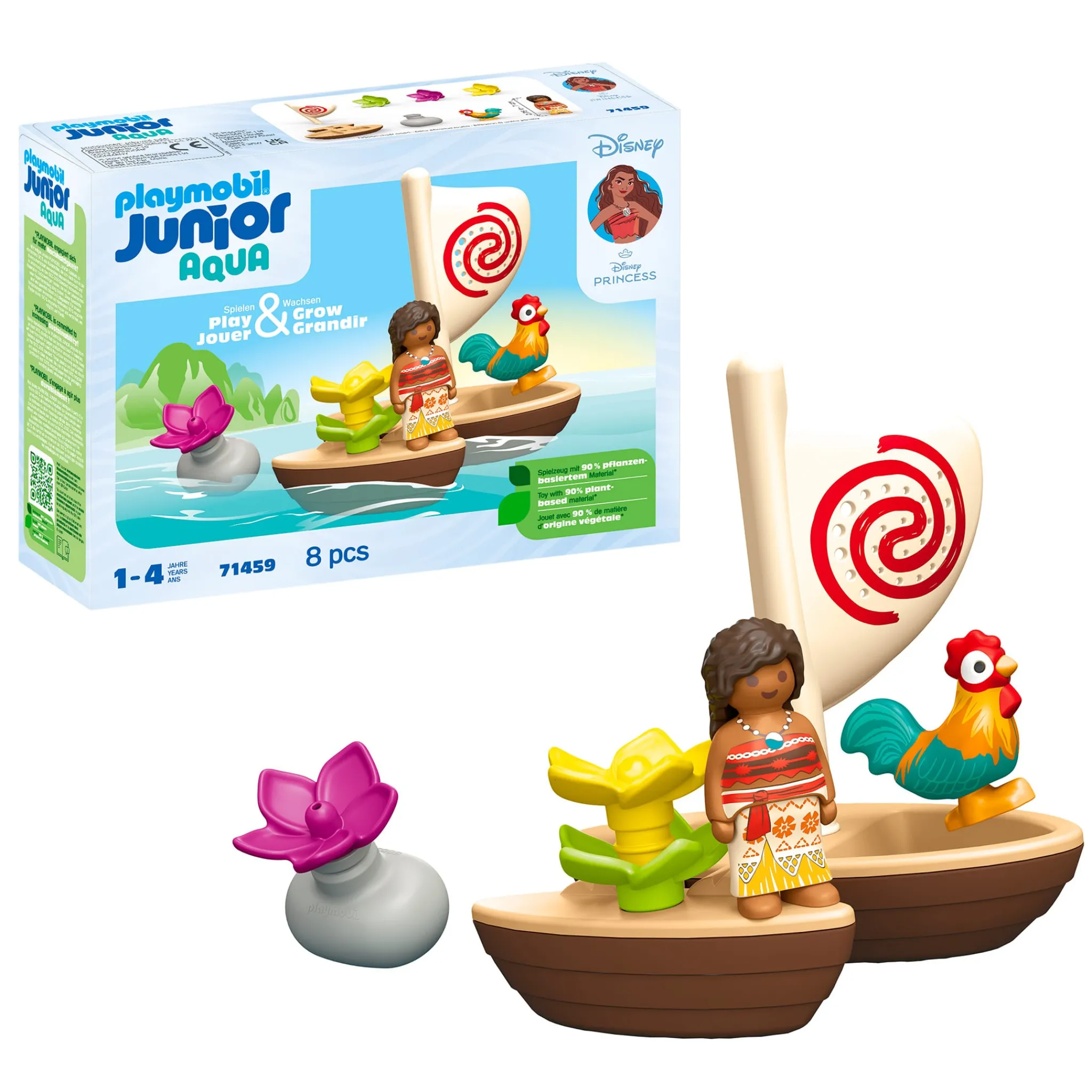 Kids Playmobil Assembly & Construction>Junior x Disney Moana's Sail
