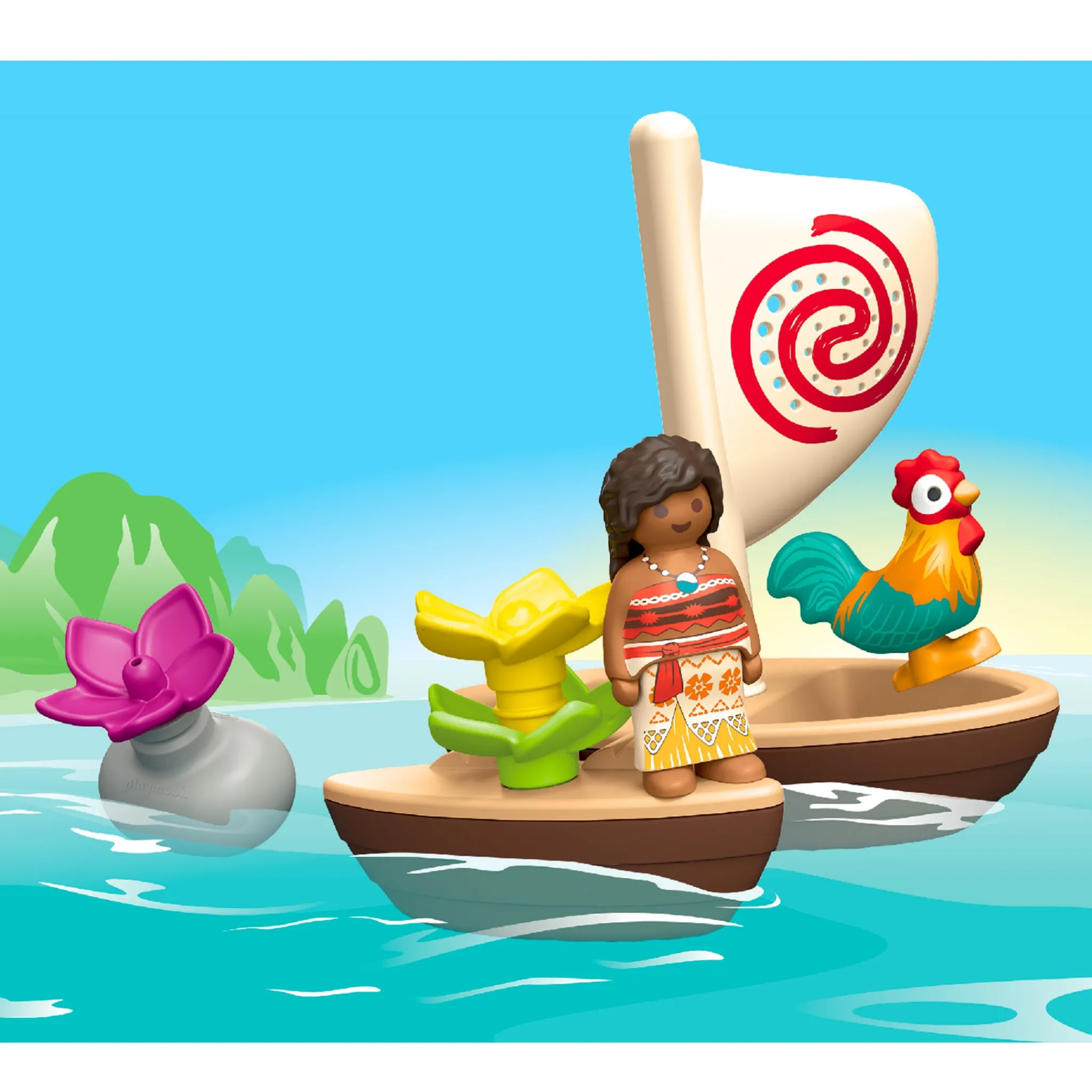 Kids Playmobil Assembly & Construction>Junior x Disney Moana's Sail