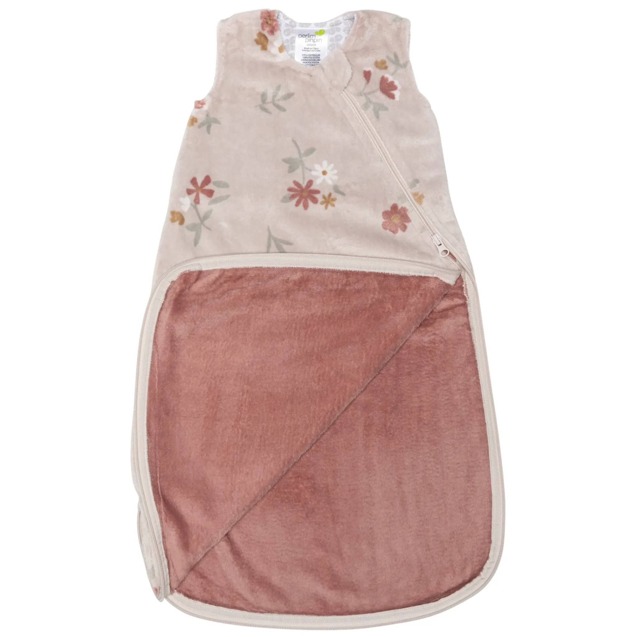 Perlimpinpin Plush Night Bag 0-36 months - Flowers