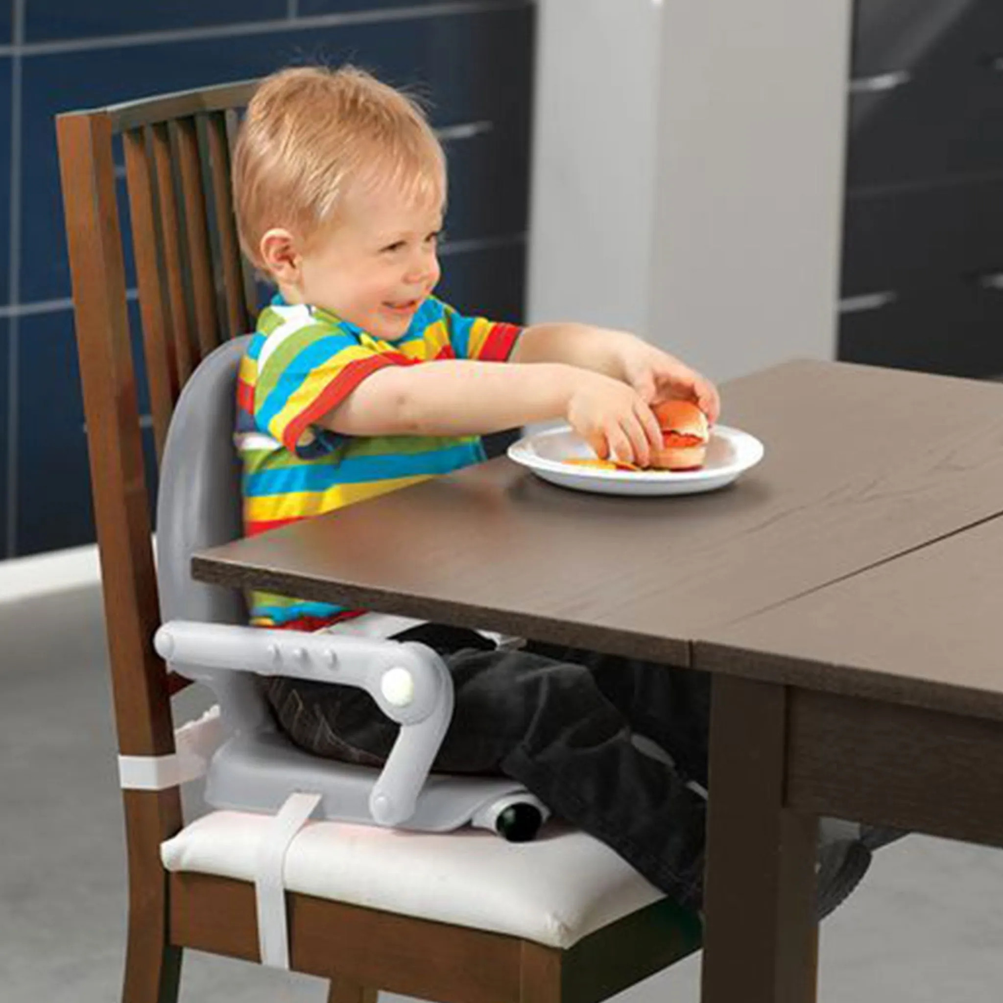 Chicco High Chairs & Booster Seats|High Chairs & Booster Seats>Pocket Snack Booster Seat - Grey