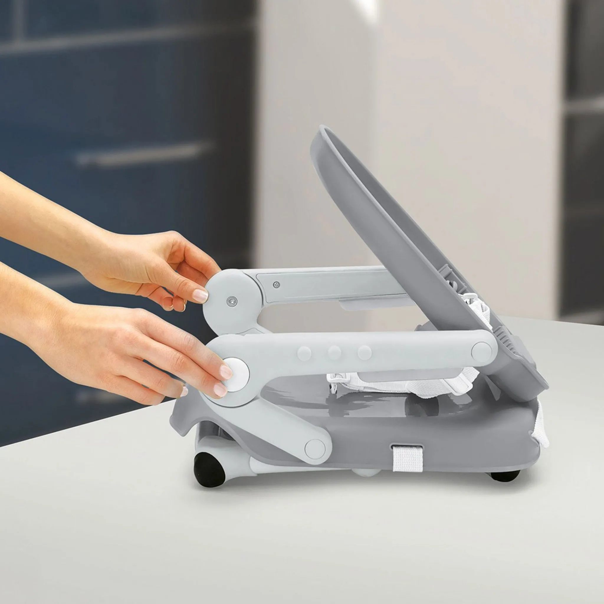 Chicco High Chairs & Booster Seats|High Chairs & Booster Seats>Pocket Snack Booster Seat - Grey