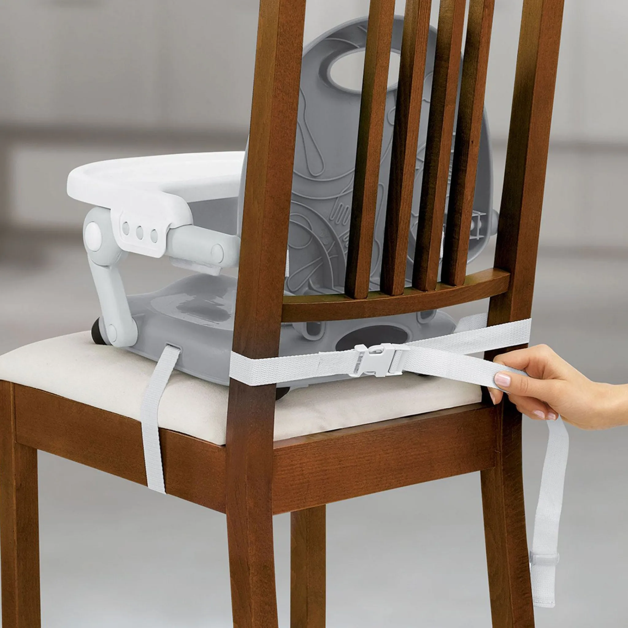 Chicco High Chairs & Booster Seats|High Chairs & Booster Seats>Pocket Snack Booster Seat - Grey