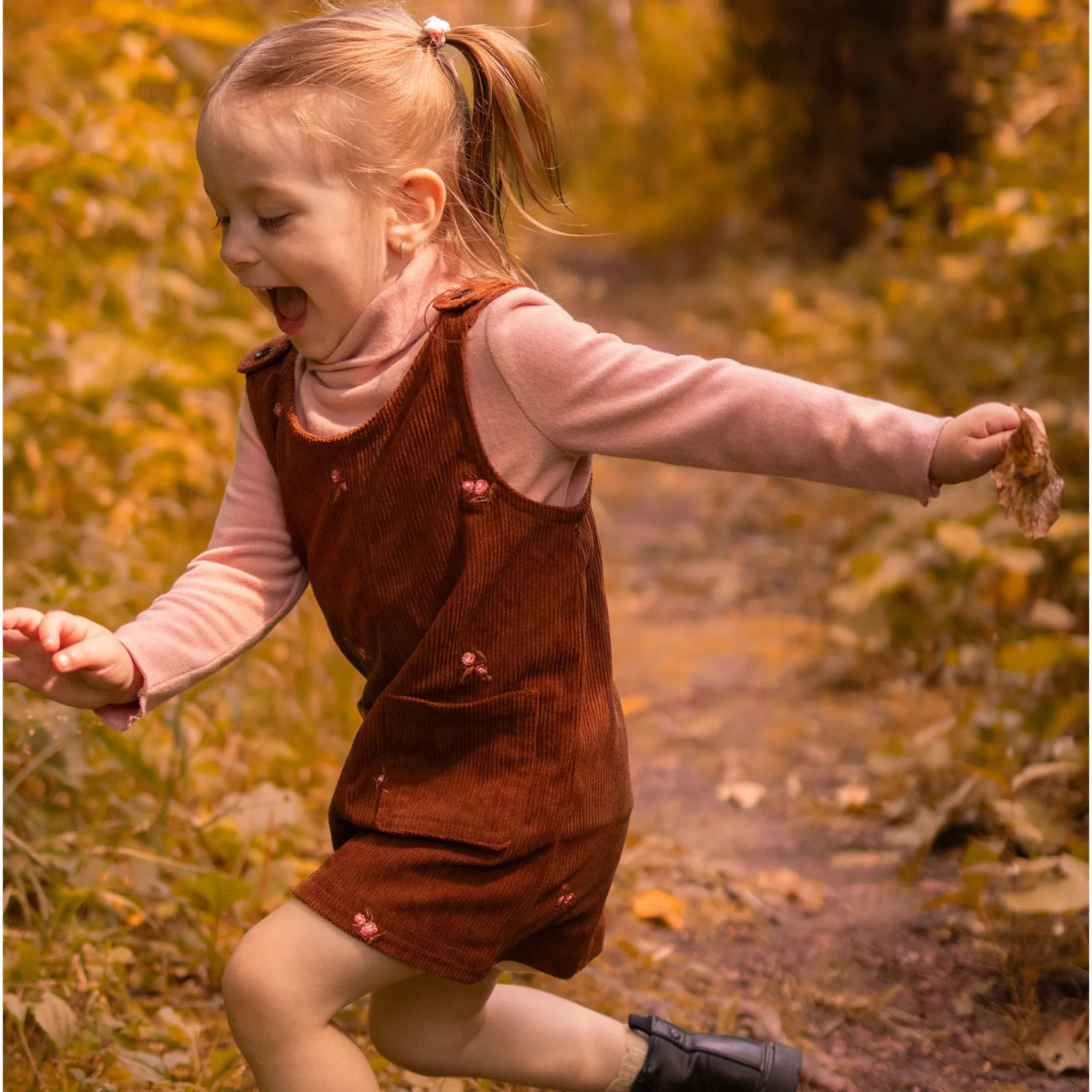 Kids Chat Botte Poetry Corduroy Jumper 2-8