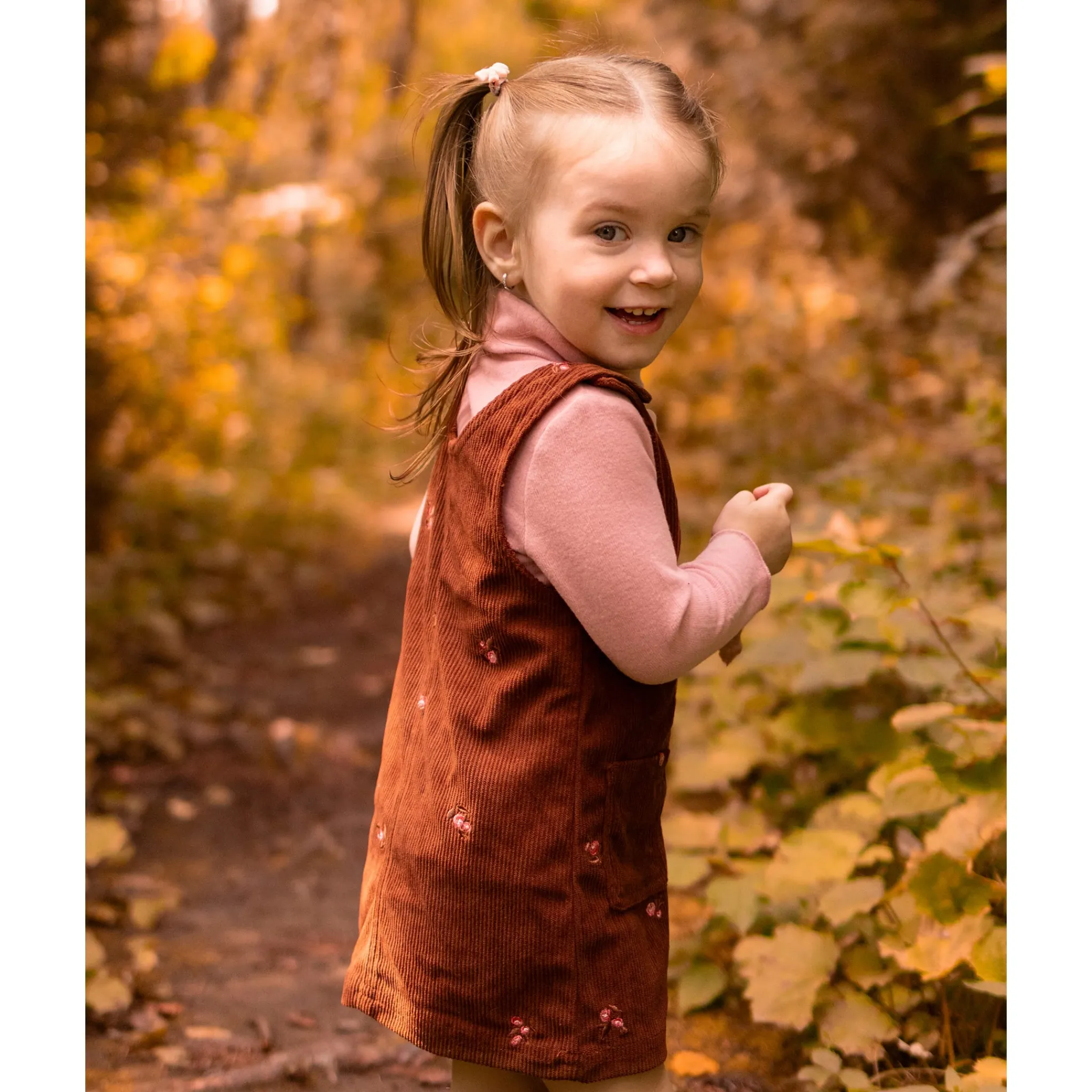 Kids Chat Botte Poetry Corduroy Jumper 2-8