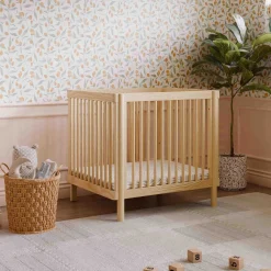 Babyletto Pogo 8-in-1 Convertible Crib with All-Stages Conversion Kits - Blonde