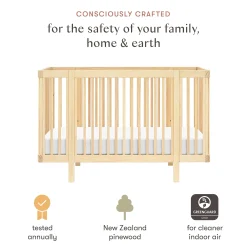Babyletto Pogo 8-in-1 Convertible Crib with All-Stages Conversion Kits - Blonde