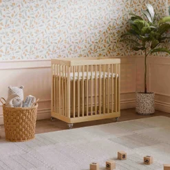 Babyletto Pogo 8-in-1 Convertible Crib with All-Stages Conversion Kits - Blonde