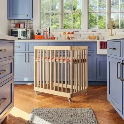 Babyletto Pogo 8-in-1 Convertible Crib with All-Stages Conversion Kits - Blonde