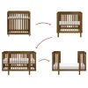 Babyletto Cribs & Mattresses|Cribs & Mattresses>Pogo 8-in-1 Convertible Crib with All-Stages Conversion Kits - Natural Walnut