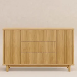 Babyletto Storage Furniture>Pogo Tambour Assembled Dresser - Honey