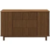 Babyletto Storage Furniture>Pogo Tambour Assembled Dresser - Natural Walnut
